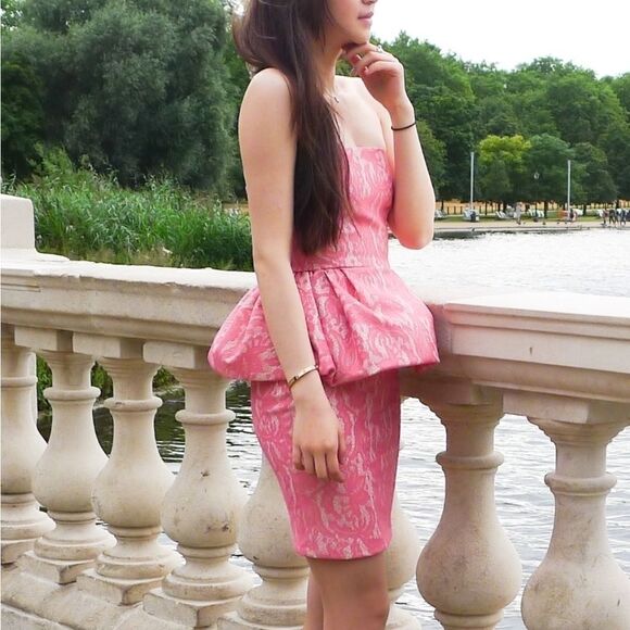 ZARA strapless  Cocktail Dress - Picture 4 of 10